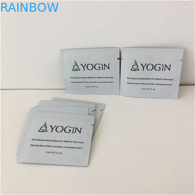 Sacchetto sigillato a tre lati con cerniera a misura personalizzata