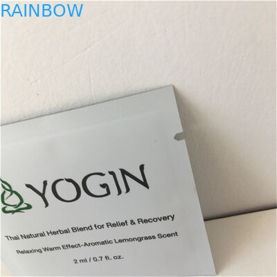 Sacchetto sigillato a tre lati con cerniera a misura personalizzata