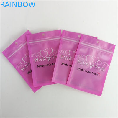 Tasca di imballaggio Mylar sigillata a tre lati con cerniera accettata fino a 10 colori disponibili