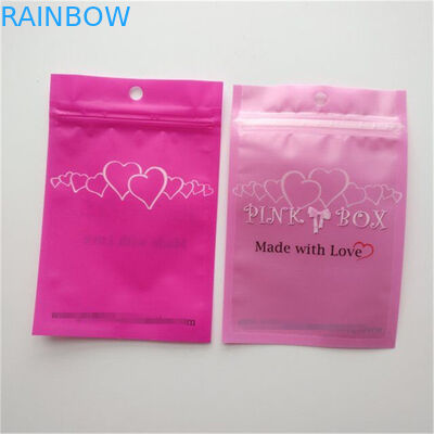 Tasca di imballaggio Mylar sigillata a tre lati con cerniera accettata fino a 10 colori disponibili