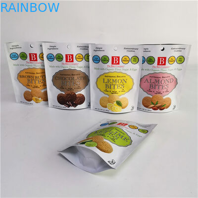 Hot Custom Logo Stand Up pouch con cerniera di grafia / Digital Printed Packaging pouch