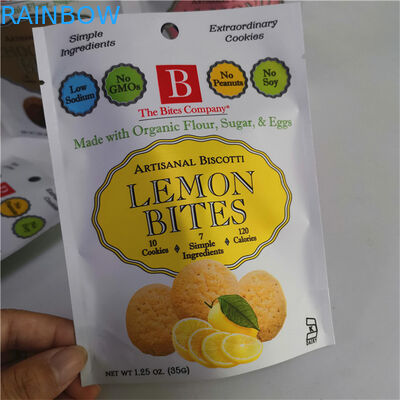 Hot Custom Logo Stand Up pouch con cerniera di grafia / Digital Printed Packaging pouch