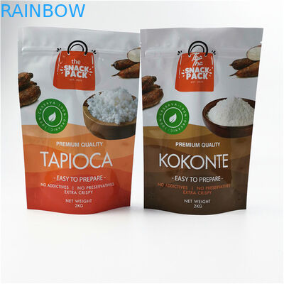 Materiale ecologico e sicuro Finitura lucida Dimensioni e design personalizzati Necessità di foglio di alluminio Mylar Doypack