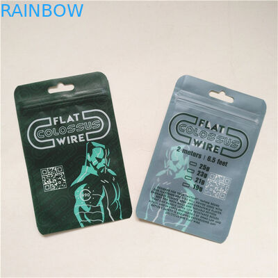 Promozione Garanzia della qualità riciclabile Sacchetto di imballaggio Mylar sigillato su tre lati con cerniera