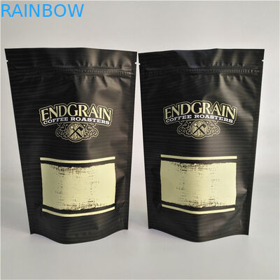 Immagazzinamento Logo personalizzato stampato Stand Up Zipper Pouch Risaleable Plastic Food Seal Coffee Bag