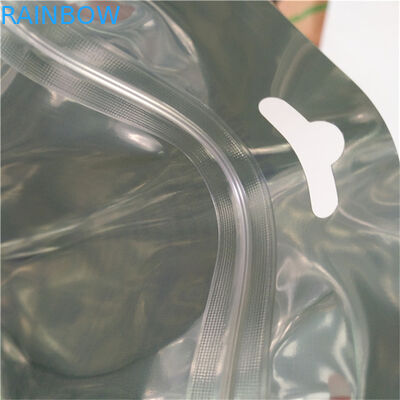 Materiale di imballaggio alimentare Foglio di alluminio resistente all'umidità Borse in piedi per borse per snack Imballaggio con cerniera