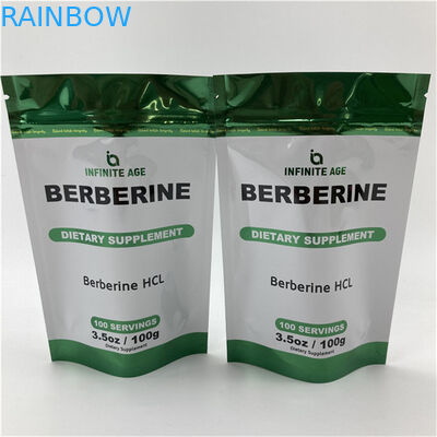 Ingrosso carta stampata su misura in piedi sacchetto vuoto Assicurazione della qualità imballaggio sacchetti in foglio di alluminio Mylar con tacca di strappo