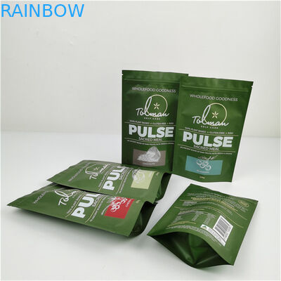 Materiale di imballaggio alimentare Matta Folia di alluminio 250 g 1 kg Con sacchetto Stand Up Tea Bag Imballaggio