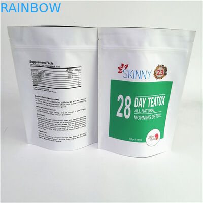 Dimensioni personalizzate Stampa colorata Busta di imballaggio per snack alimentari con materiale MOPP/VMPET/PE