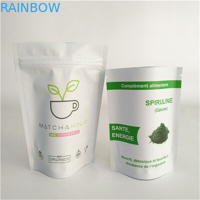 Stampa personalizzata sigillo termico riutilizzabile Stand Up Bag Food Grade Mylar Sachet Packaging