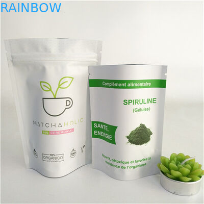 Stampa personalizzata sigillo termico riutilizzabile Stand Up Bag Food Grade Mylar Sachet Packaging