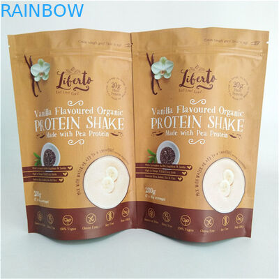 Stampa a colori Busta di imballaggio per snack MOPP VMPET PE Matt Finish Nero a prova di umidità