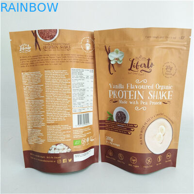 Stampa a colori Busta di imballaggio per snack MOPP VMPET PE Matt Finish Nero a prova di umidità