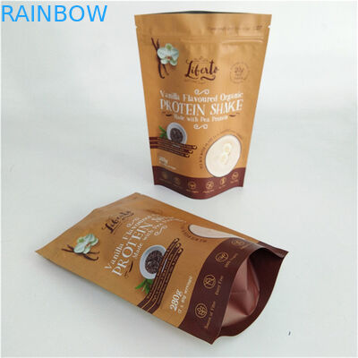 Stampa a colori Busta di imballaggio per snack MOPP VMPET PE Matt Finish Nero a prova di umidità