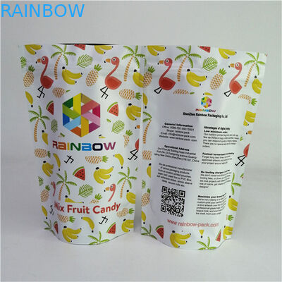 Materiale plastico ecologico Mylar Standing Aluminum Foil Zipper Bag Proof Odor Custom Printed