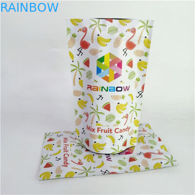 Materiale plastico ecologico Mylar Standing Aluminum Foil Zipper Bag Proof Odor Custom Printed