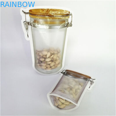 Busta di imballaggio alimentare in plastica riciclata in PE di alta qualità