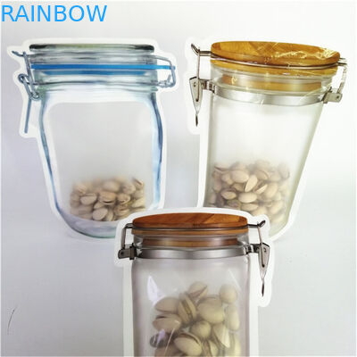 Busta di imballaggio alimentare in plastica riciclata in PE di alta qualità