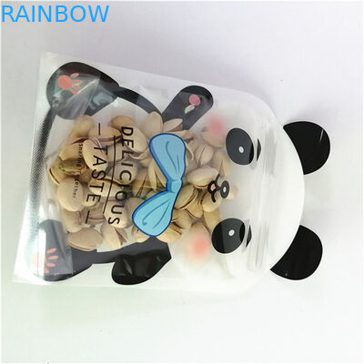 Busta stand-up personalizzata in lamina di alluminio opaca impermeabile per confezionamento di snack alimentari