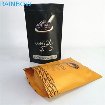 Stampa a colori Imballaggio personalizzato Caffè Ziplock Stand Up Bag Bag per 250g 500g 1kg