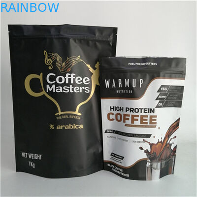 Best Seller Film antiodore di qualità alimentare VMPET 250g 500g Caffè Stand Up Bag 120micron