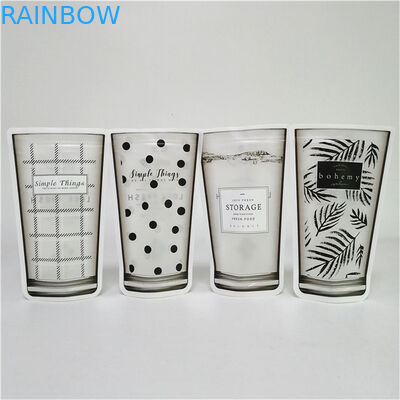 Dimensioni e design personalizzati Necessità Stand Up Bag With Zipper Matt Finish Aluminum Foil Mylar Doypack