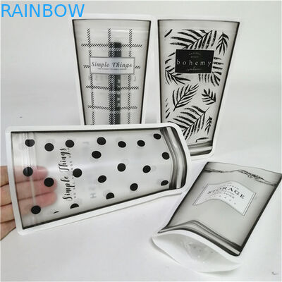 Dimensioni e design personalizzati Necessità Stand Up Bag With Zipper Matt Finish Aluminum Foil Mylar Doypack