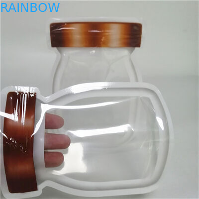 Nuovo design più venduto spessore personalizzato Logo personalizzato stampato Stand Up Zipper Bag Plastic Food Seal Packaging