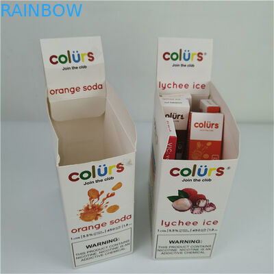 Display box in cartone con logo personalizzato a caldo