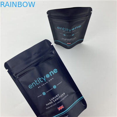 Logo personalizzato stampato sacchetto stand up con cerniera Matt finitura di foglio di alluminio Mylar Doypack