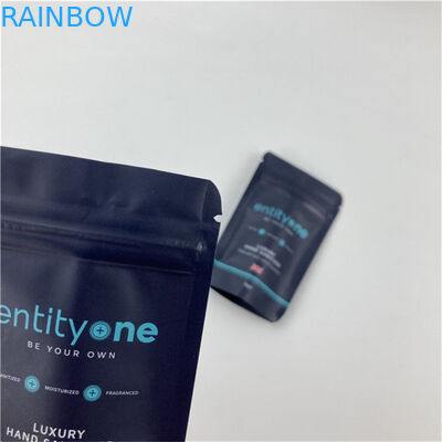 Logo personalizzato stampato sacchetto stand up con cerniera Matt finitura di foglio di alluminio Mylar Doypack