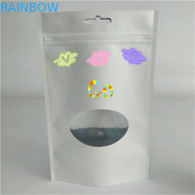 Assicurazione della qualità stampa colorata sigillo alimentare imballaggio Matt Finish sacchetto in plastica in piedi Mylar logo personalizzato