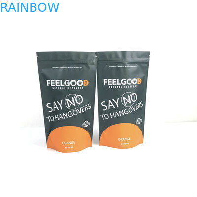 Dimensione e design personalizzati Necessità di carta di alluminio in piedi sacca di cerniera a prova di odore personalizzato stampato