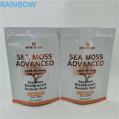 Accettabile fino a 10 colori Disponibile facile linea lacrimale Stand Up sacchetto di sacchetto di sigillo termico Zipper Top