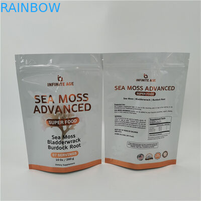 Accettabile fino a 10 colori Disponibile facile linea lacrimale Stand Up sacchetto di sacchetto di sigillo termico Zipper Top