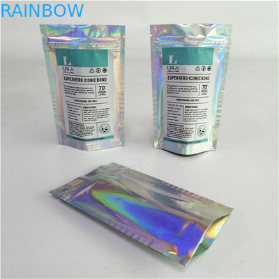 Ingrosso Logo personalizzato Stampa digitale Plastica PET Livido Prezzo adatto Borse a piedi con cerniera