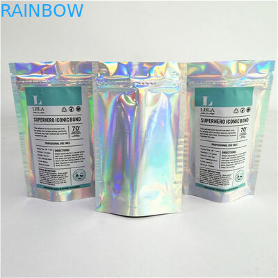 Ingrosso Logo personalizzato Stampa digitale Plastica PET Livido Prezzo adatto Borse a piedi con cerniera