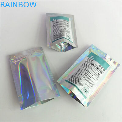 Ingrosso Logo personalizzato Stampa digitale Plastica PET Livido Prezzo adatto Borse a piedi con cerniera