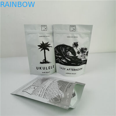 Stampa a colori Spessore personalizzato Imballaggio a prova di perdite Sacchetto per chicchi di caffè