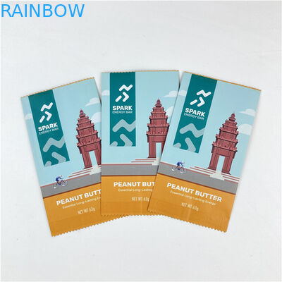 Disegno personalizzato facile lacrime linea tre lati sigillato sacchetto di imballaggio Mylar accettato fino a 10 colori disponibili