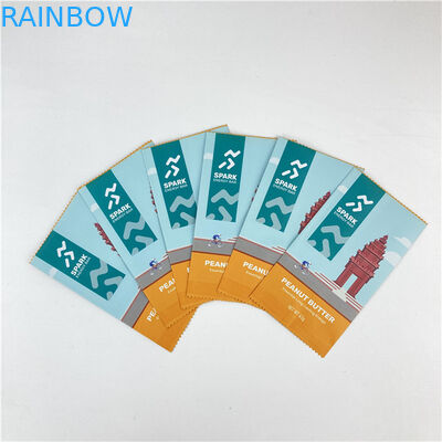 Disegno personalizzato facile lacrime linea tre lati sigillato sacchetto di imballaggio Mylar accettato fino a 10 colori disponibili