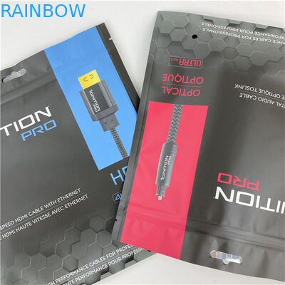 Sacchetto di imballaggio Mylar sigillato su tre lati sacchetto piatto con cerniera accettato fino a 10 colori disponibili