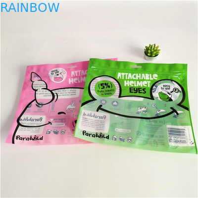 Sacchetto di imballaggio Mylar sigillato a tre lati, a prova di perdite, ecologico e con cerniera