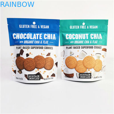 Logo personalizzato stampato in foglio di alluminio Mylar Doypack con superficie di stampa in intaglio