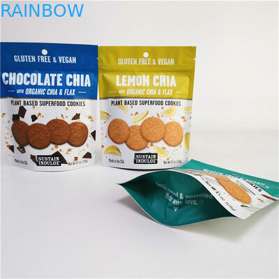 Logo personalizzato stampato in foglio di alluminio Mylar Doypack con superficie di stampa in intaglio