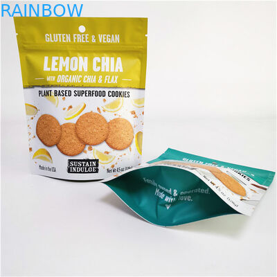 Logo personalizzato stampato in foglio di alluminio Mylar Doypack con superficie di stampa in intaglio