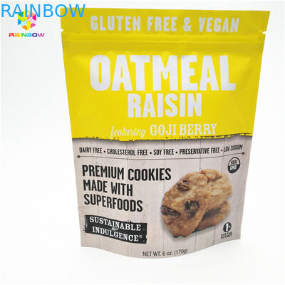 Materiale ecologico e sicuro Sacchetti di imballaggio per snack accettati fino a 10 colori disponibili