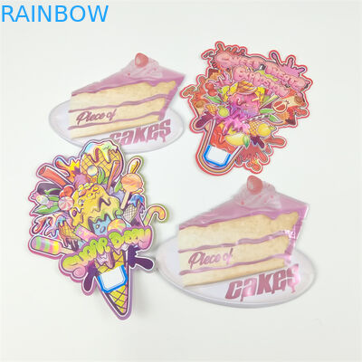 Tassa a forma speciale da 3,5 grammi biscotti dolcetti spuntino stand up zipper bag