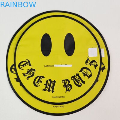 Sacchetti Mylar Irregolari da 3,5g e 7g con Cerniera, Stampa Interna, Alluminio, a Prova di Odore, in Plastica Comestibile