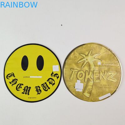 Sacchetti Mylar Irregolari da 3,5g e 7g con Cerniera, Stampa Interna, Alluminio, a Prova di Odore, in Plastica Comestibile